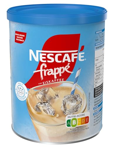 NESCAFÉ Frappé Typ Iced-Coffee, Frappé-Kaffeepulver mit Instant-Kaffee, laktosefrei, koffeinhaltig, 1er Pack (1 x 275g)