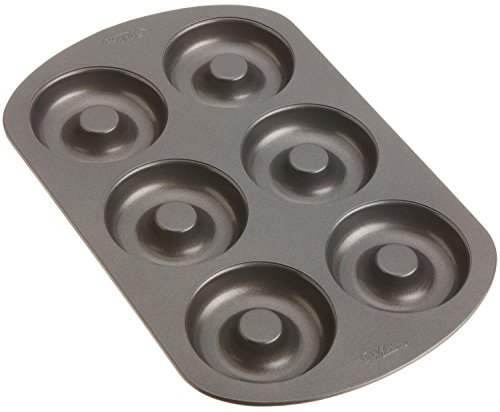 Wilton Donut-Backform, Antihaft, Groß, 6 Vertiefungen