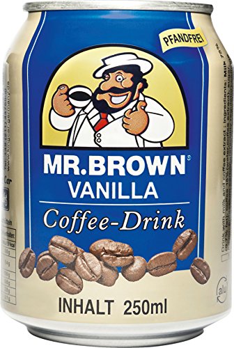 Mr. Brown Vanillearoma Kaffee-Drink, 24 x 250ml