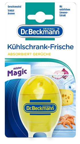 Dr. Beckmann Kühlschrank Frische | Kühlschrank-Deo | neutralisiert Gerüche effektiv |mit natürlichem Limonen-Extrakt & Bio-Alkohol | 1x 40 g