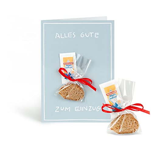 Klappkarte mit Mini-Geschenk & Umschlag