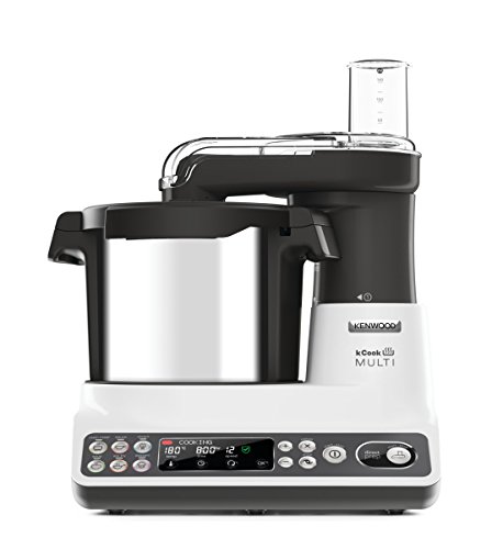 Kenwood KCook Multi CCL401WH, Multifunktions-Kocher, 4,5 l Schüsselkapazität, 180° Kochen, Weiß und Schwarz