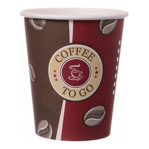 400 Stk. Kaffeebecher Topline, "Coffee to go", Pappe beschichtet, 8oz., 200 ml