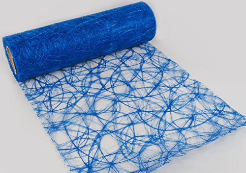 Sizoweb Tischläufer in unterschiedlichen Farben, 30 cm breit, 5 oder 20 m lang 5,0 m blau 7340