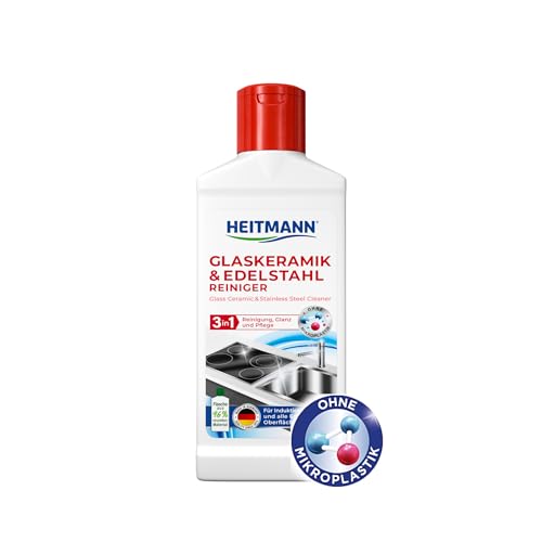 Heitmann Glaskeramik/Edelstahl Reiniger, 250 ml