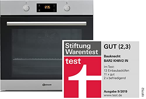 Bauknecht BAR2 KH8V2 IN Einbau-Backofen/A+/71 L/ hydrolytische Selbstreinigungsfunktion / Edelstahl ProTouch / PowerHeißluft