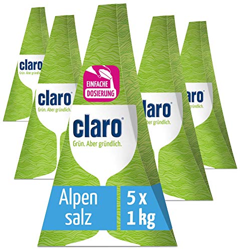 claro Öko Spülmaschinensalz 5 x 1kg Dosierpyramide