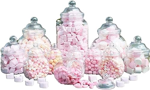 sweets desire Partytüten aus Kunststoff, 10 Stück, Verschiedene Gläser