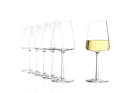 Stölzle Lausitz Weißweinkelche Power 6er-Set I Hochwertige Wein Gläser optimal für Weißwein I Dünne Weißweinkelche I Spühlmaschinenfeste Kristallgläser mit maximaler Geschmacksentfaltung
