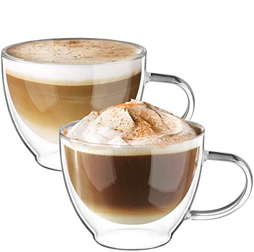 2 Cappuccino Gläser