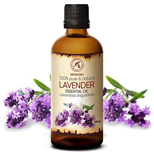 Lavendelöl 100ml - Bulgarien - Rein & Natürliches Ätherisches Lavendel Öl für Guten Schlaf - Beauty - Schönheit - Aromatherapie - Entspannung - Raumduft - Duftlampe - Lavendelöl Ätherisch