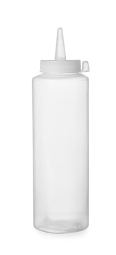 HENDI Spenderflasche, Easy Squeeze, Stückzahl: 1, Spritzflaschen, Squeezeflasche, 0,7L, ø70x(H)240mm, Polypropylen, Transparant