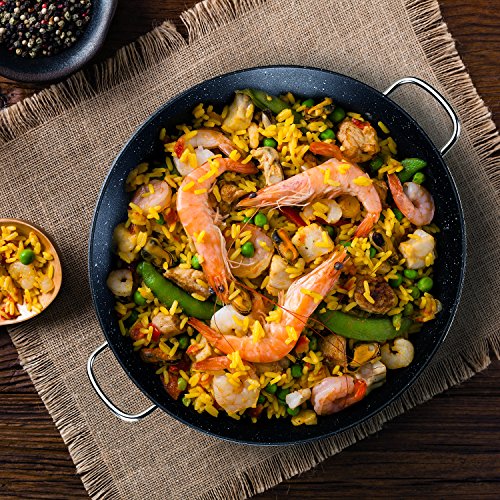 Edelstahl Paella Pfanne