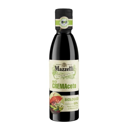 Mazzetti BIO-CREMAceto, 60% Bio Aceto Balsamico di Modena, The Italian Art of Dressing, 250 ml