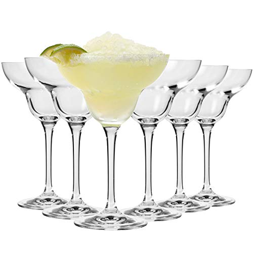 Krosno Margarita-Gläser Cocktailgläser | Set von 6 | 270 ML | MIXOLOGY Kollektion | Perfekt für Zuhause, Restaurants und Partys | Spülmaschinenfest