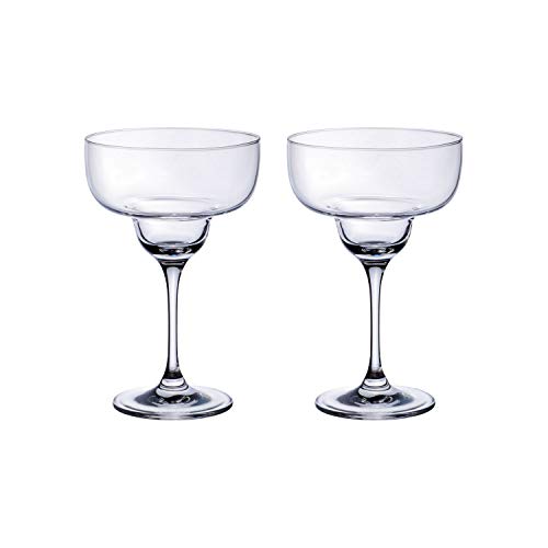 Villeroy und Boch Purismo Bar Margaritaglas-Set 2-teilig, 340 ml, Kristallglas, Klar