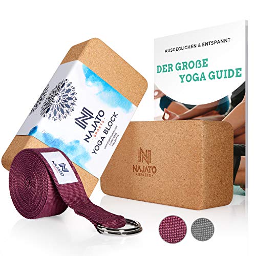 Sports Yoga Block Kork 2er Set