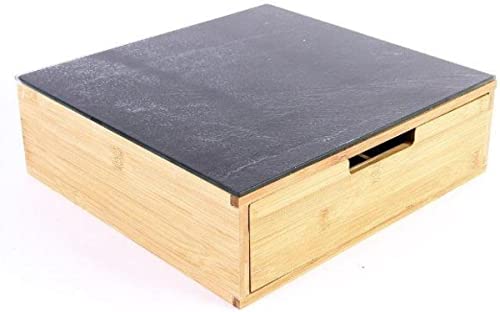 Kesper 58951 Box mit Schublade und 8 Fächern/Kaffeekapsel-Box/Teebox/Teebeutel Box