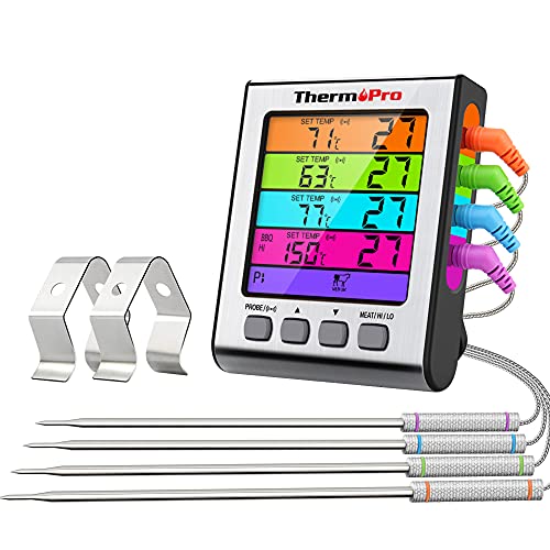 ThermoPro TempSpike Fleischthermometer Kabellos Grillthermometer Bluetooth  IP67