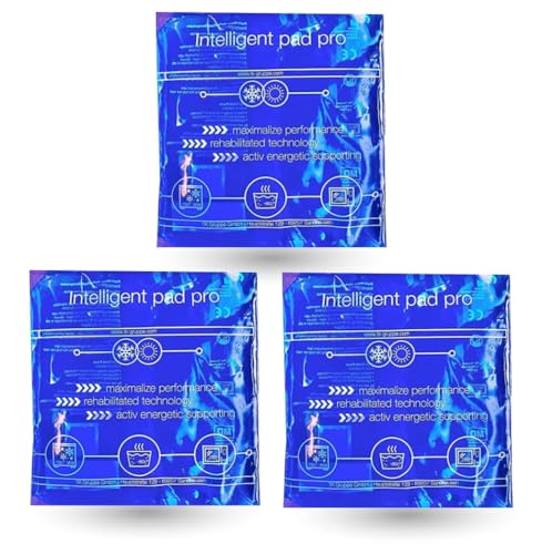 3 Stück - Premium Kühlpads Kühlakkus Gel blau, 16x16 cm- Kühl & Kaltkompresse - Wärmekissen & Kühlpacks - Kühlkissen - für Weisheitszahn, Schmerzen & Fieber - Kinder & Erwachsene