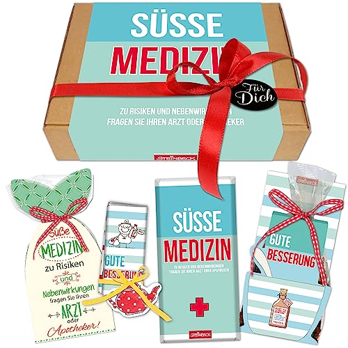 Gute Besserung Geschenkkorb Schokolade