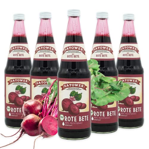 6 x 0,7l Rote Bete Saft (100% Direktsaft) - Original Satower