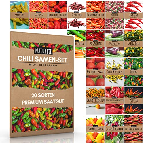 20 Sorten Chili Samen Set