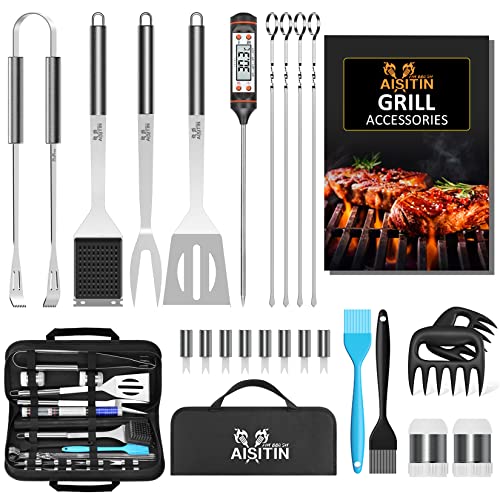 25-teiliges Grillbesteck Set