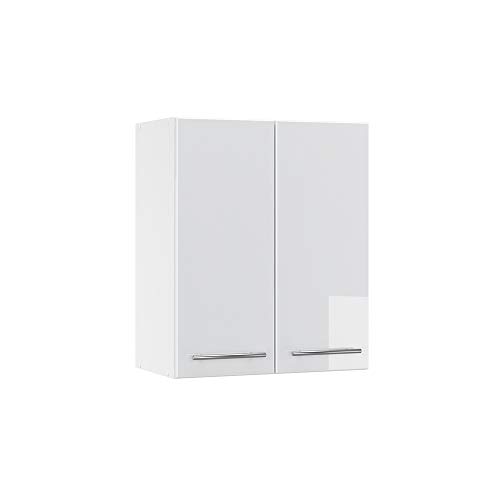 Vicco Hängeschrank Fame-Line, Weiß Hochglanz/Weiß, 60 cm