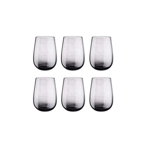 BUTLERS Trinkglas, Set 6x Longdrinkgläser 590ml aus Glas -CALICO- ideal als Cocktailgläser, Wassergläser, Gläser & Trinkgeschirr