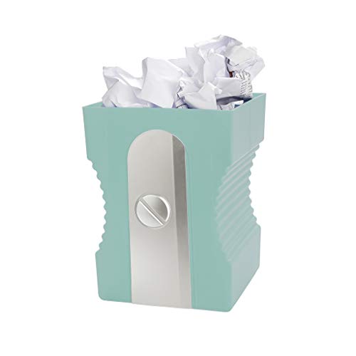 balvi Papierkorb Sharpener Farbe Himmelblau Recycling-Papierkorb Das ideale Zubehör für das Arbeitszi