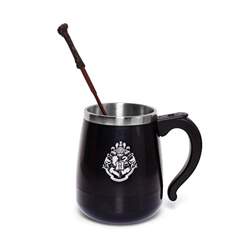 Harry Potter HAPOMAGMG Selbstrührende Tasse, 450 milliliters, Metall, Klar, 1 Stück (1er Pack)