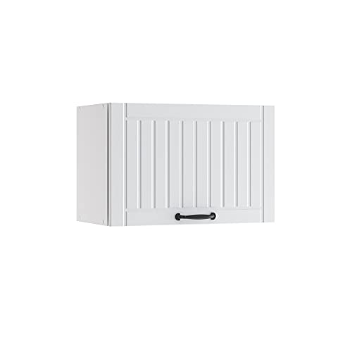 Vicco Hängeschrank Fame-Line, Weiß Landhaus/Weiß, 60 cm Flach