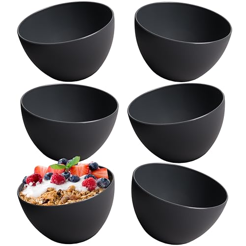 Hausfelder Bowl Müslischalen 6er Set | bruchfest | 750 ml Dessertschalen Suppenschalen | Schüssel und Schalen Set aus Kunststof
