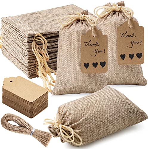 25 Jute-Geschenktüten