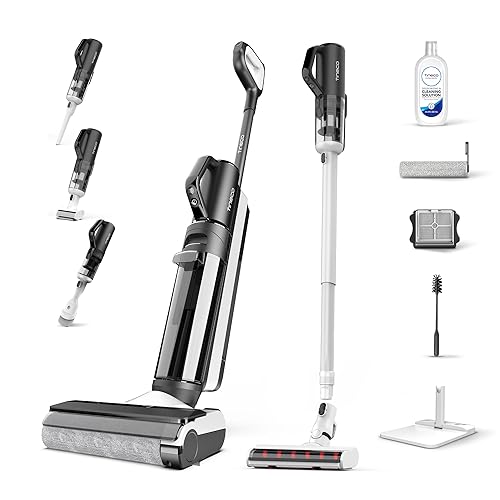 Tineco Floor One S5 Combo Power KIT Smart Nass Trockensauger mit iLoop Technologie 5-in-1, Ultraleise für Tierhaare, Harte Böden, LED Display, Wi- Fi, App