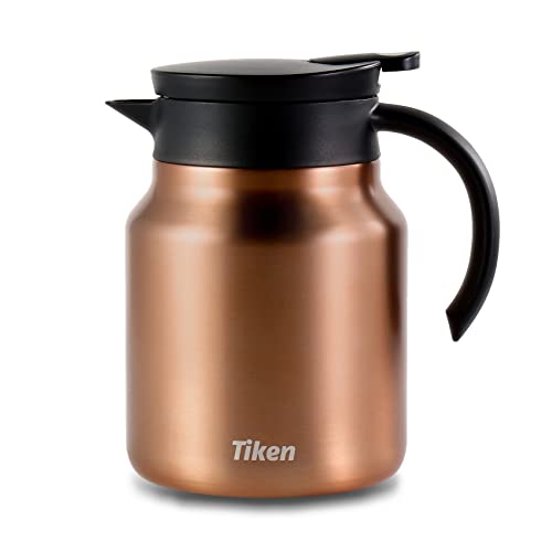 Thermoskanne 1,5L, Kaffeekanne aus Doppelwandige 304 Edelstahl