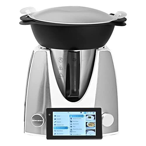 NewKern KE-7001, Mixer, Küchenmaschinen, Multifunktionaler Küchenroboter mit geführten Rezepten, 12 Spezial-Kochfunktionen, 4L, 7 Zoll Touchscreen Display