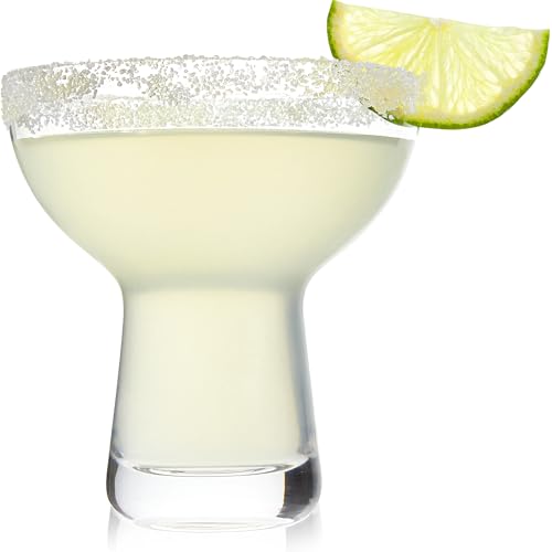 Sipour Margarita Stiellose Gläser 4er-Set 42 cl – bruchsicher & elegantes Design – Cocktailgläser Cocktailglas Margaritagläser Margaritaglas Longdrinkgläser Partygläser – Barkeeper-Set Bar-Zubehör