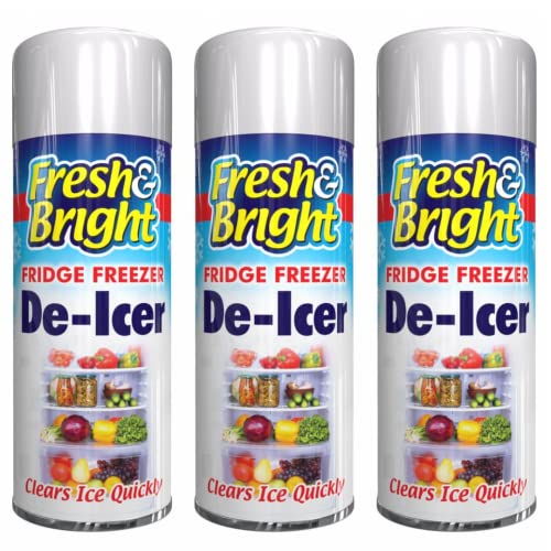 PROTOUCH 3 x Kühlschrank-Enteiser, antibakteriell, schnell schmelzendes Entfrost-Spray, 200 ml