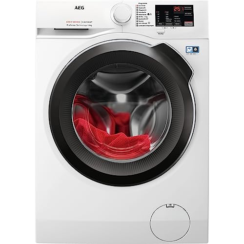 AEG L6AMZ49FL Waschmaschine / Serie 6000 mit ProSense® / 9,0 kg / Leise / Mengenautomatik / Nachlegefunktion / Kindersicherung / Schontrommel / Wasserstopp / 1400 U/min