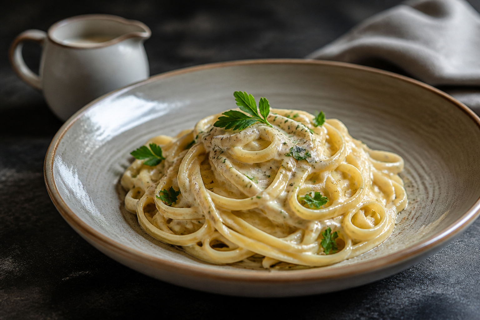Cremige klumpenfreie Sauce zu Pasta