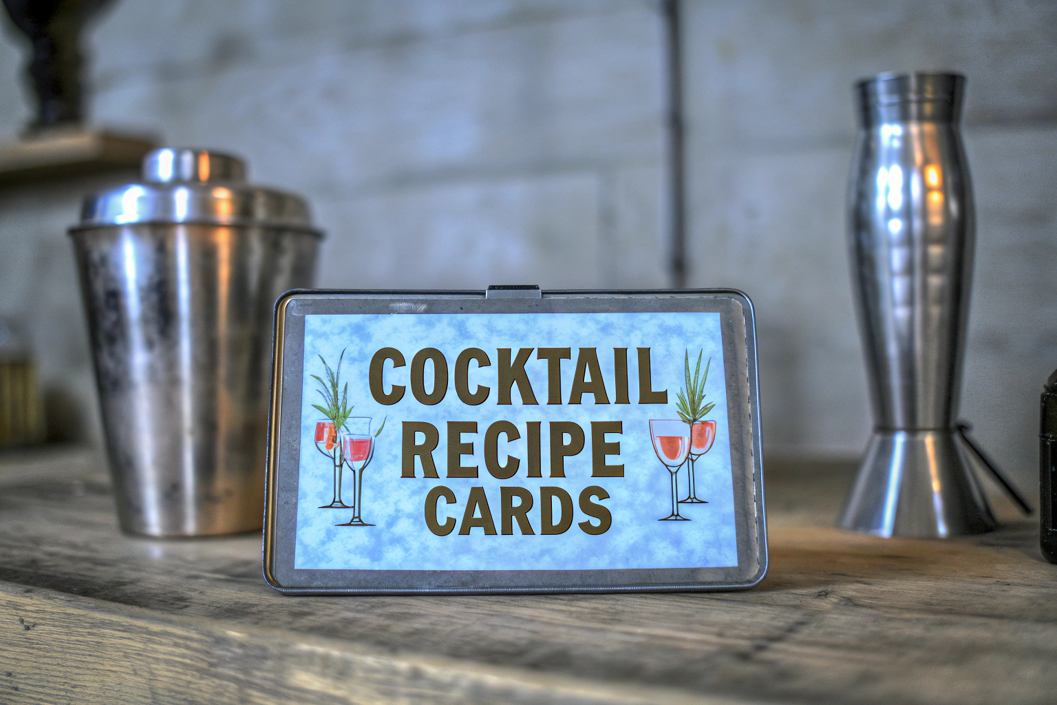 Cocktail-Rezepte Karten