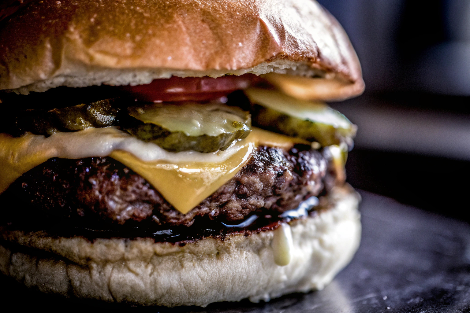 Saftiger Beef-Burger mit Toppings