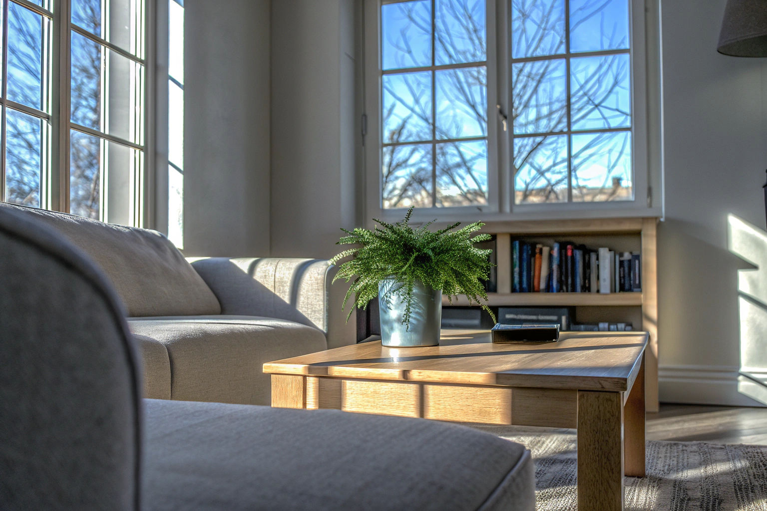 Detailaufnahme Skandinavisches Wohnzimmer