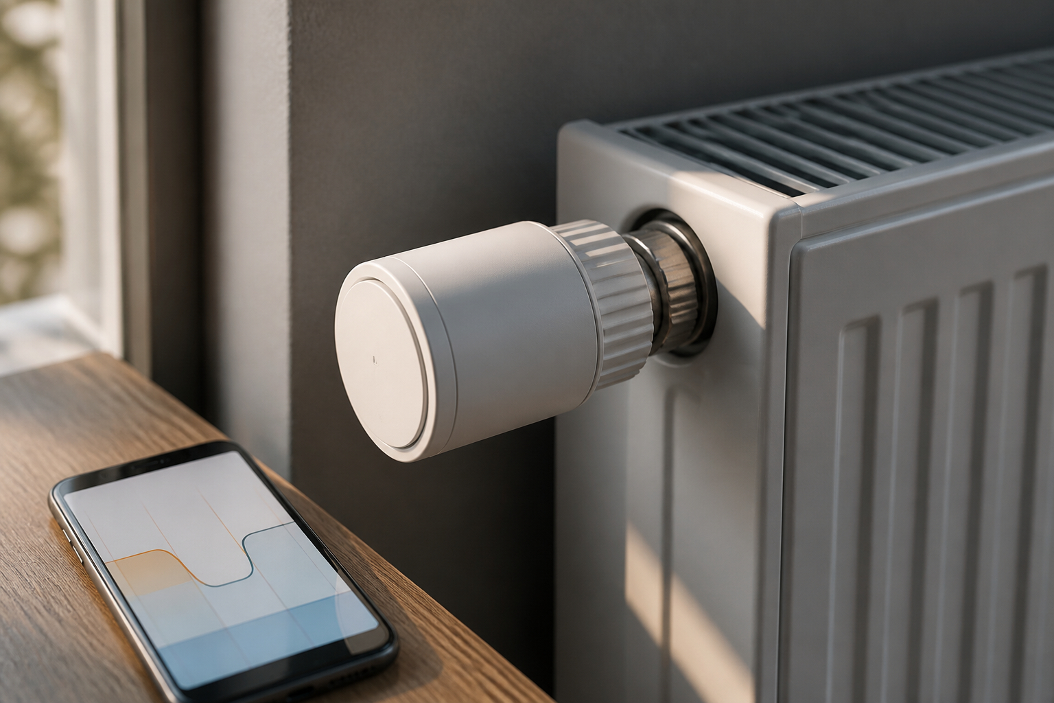 Smartes Heizkörperthermostat mit App zur digitalen Heizungssteuerung