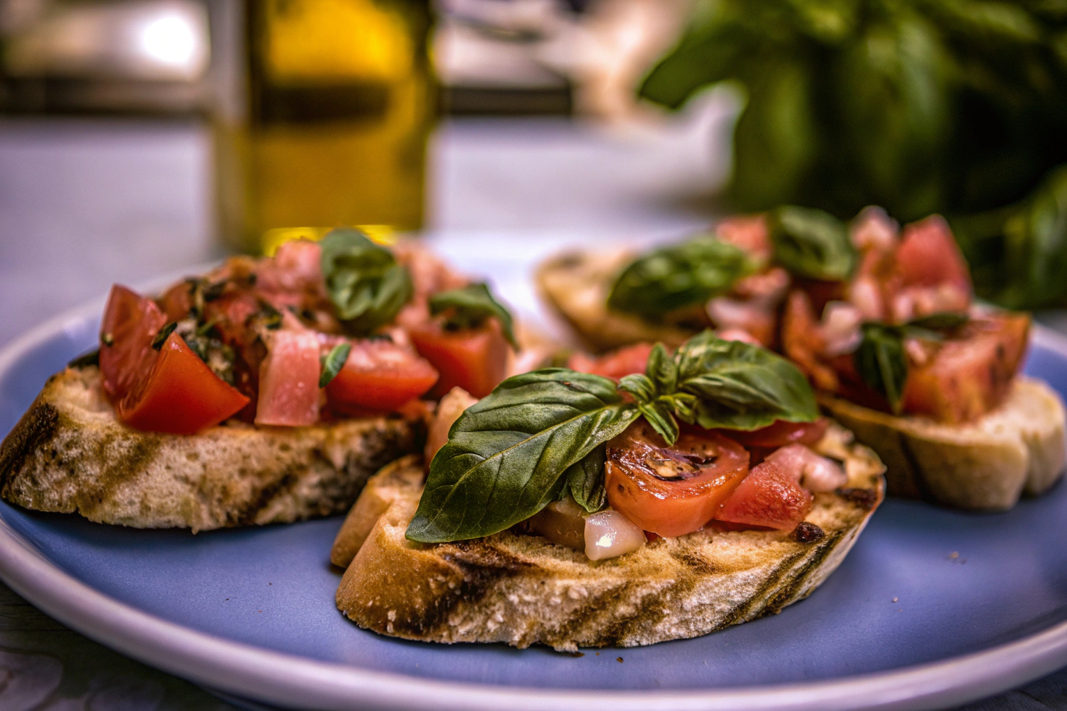 Bruschetta als italienische Vorspeise