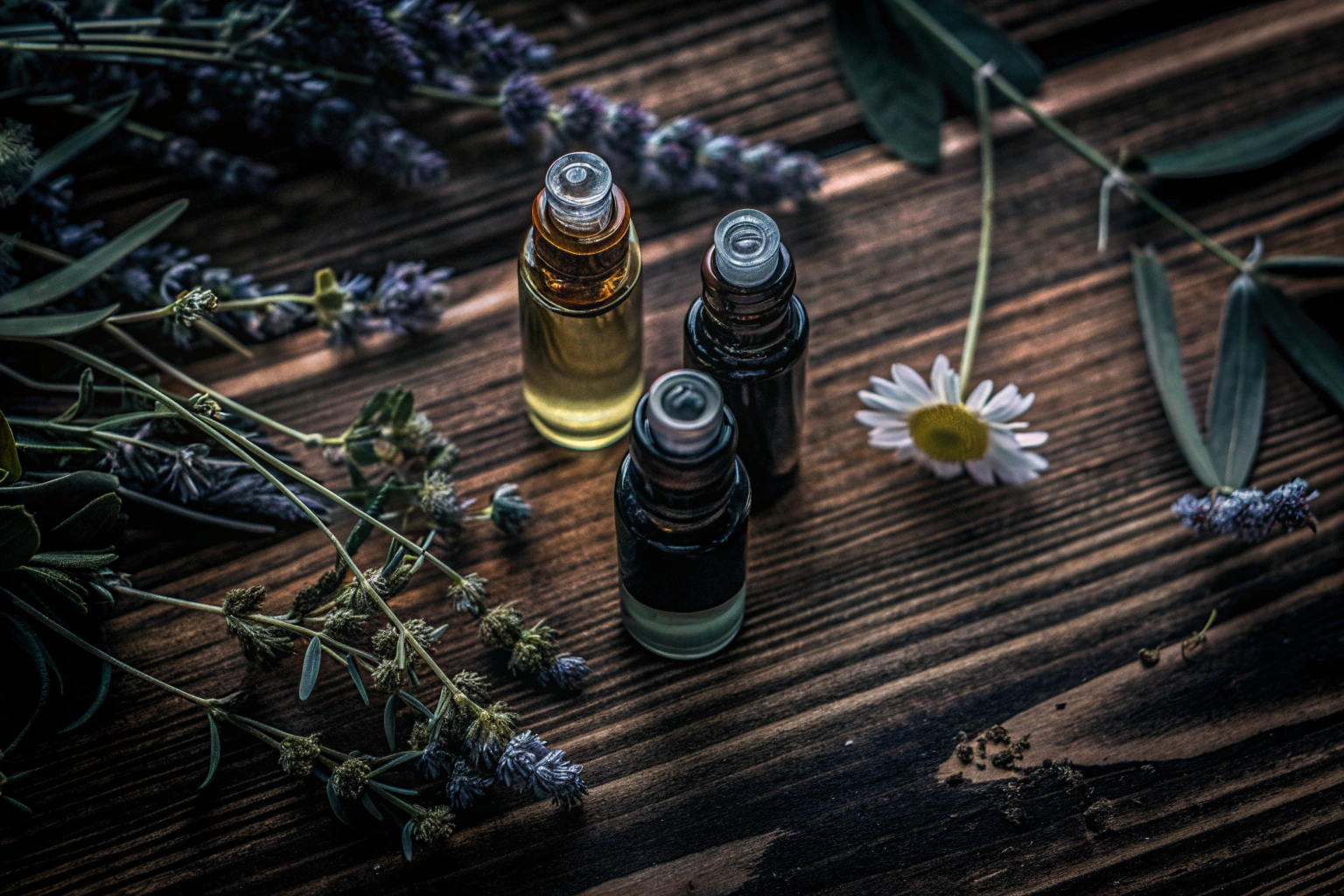 Ätherische Öle und Kräuter für DIY-Lotionen