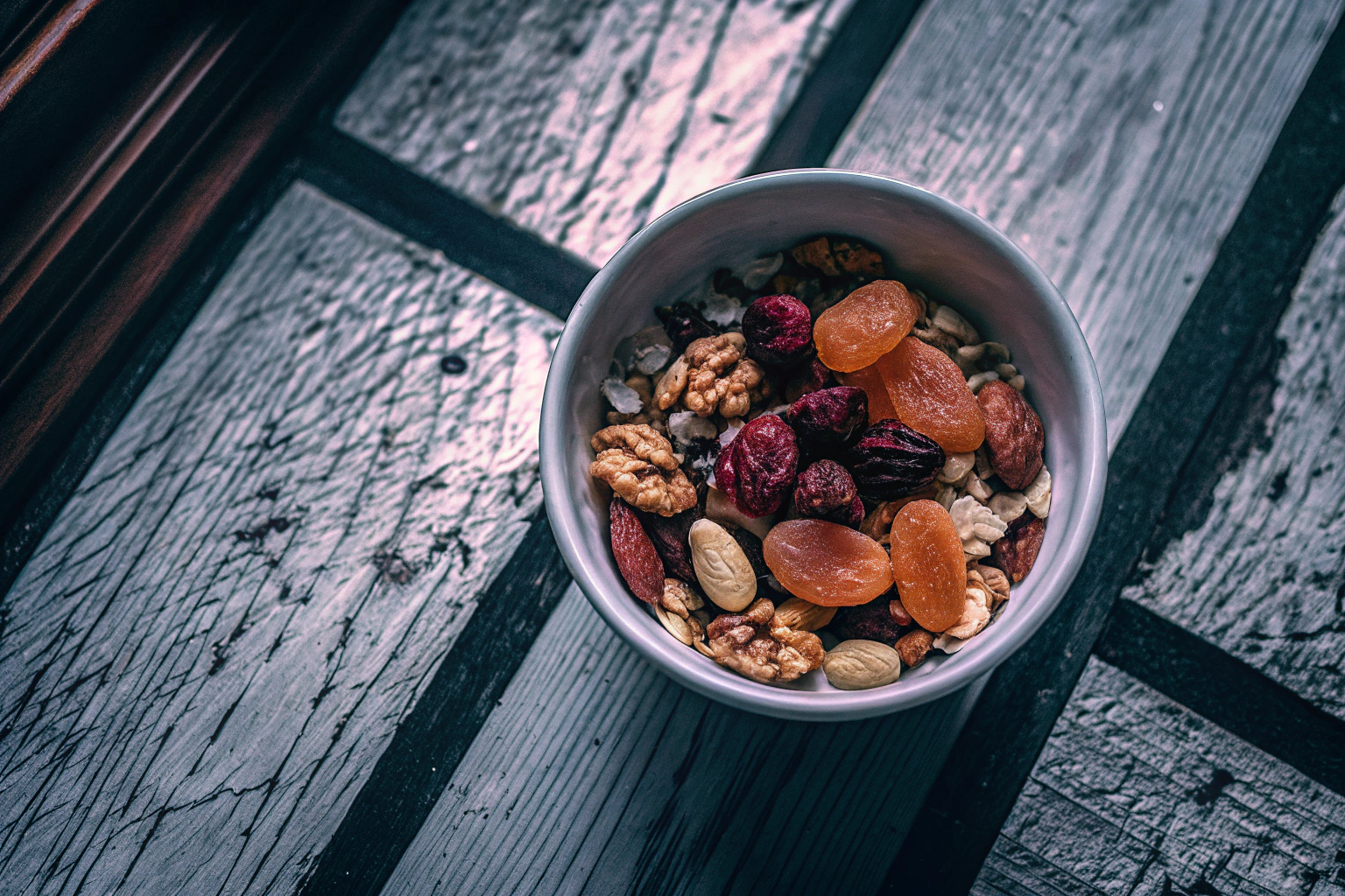 Verschiedene Müsli-Zutaten