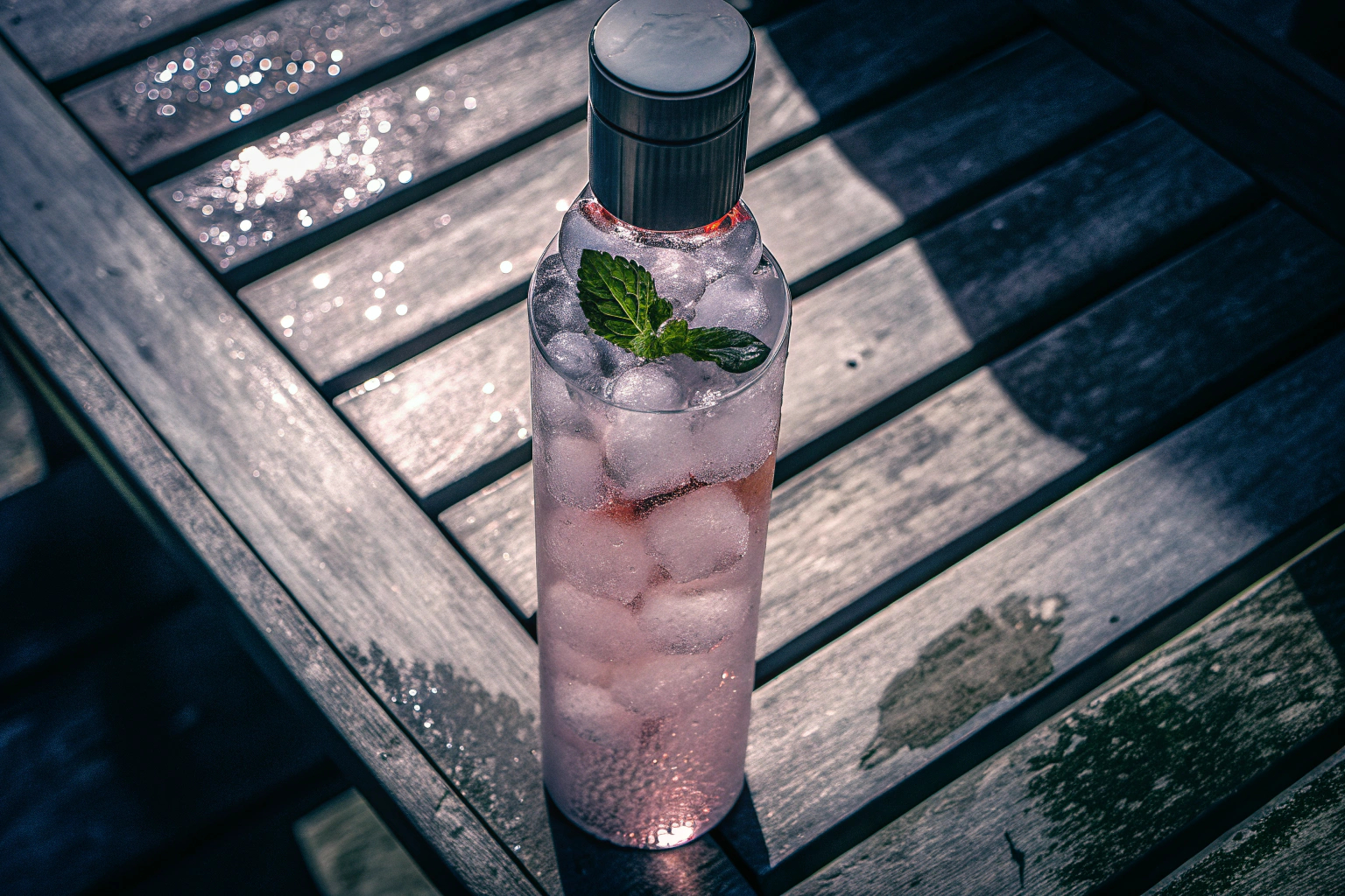 MXYZQDE Eiswürfelflasche für kühle Sommergetränke